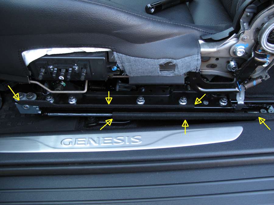 DIY: Power driver's seat squeak elimination (Attempt #1) | Hyundai ...